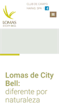 Mobile Screenshot of lomasdecitybell.com